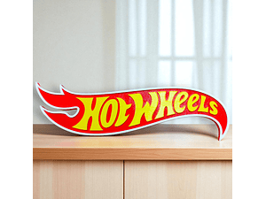 LOGO HOTWHEELS 3D