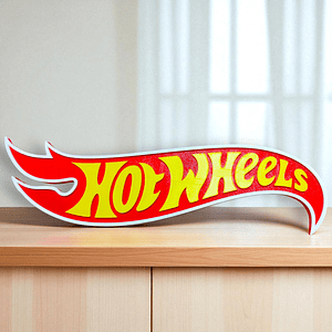 LOGO HOTWHEELS 3D