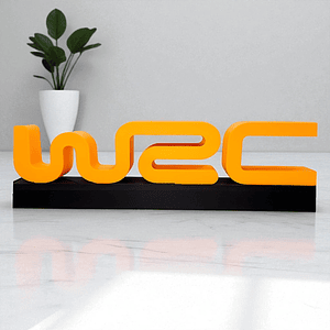 LOGO WRC RALLY 3D