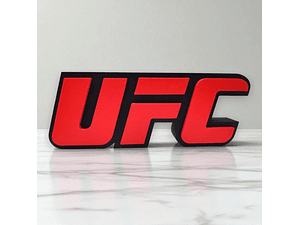 LOGO UFC 3D