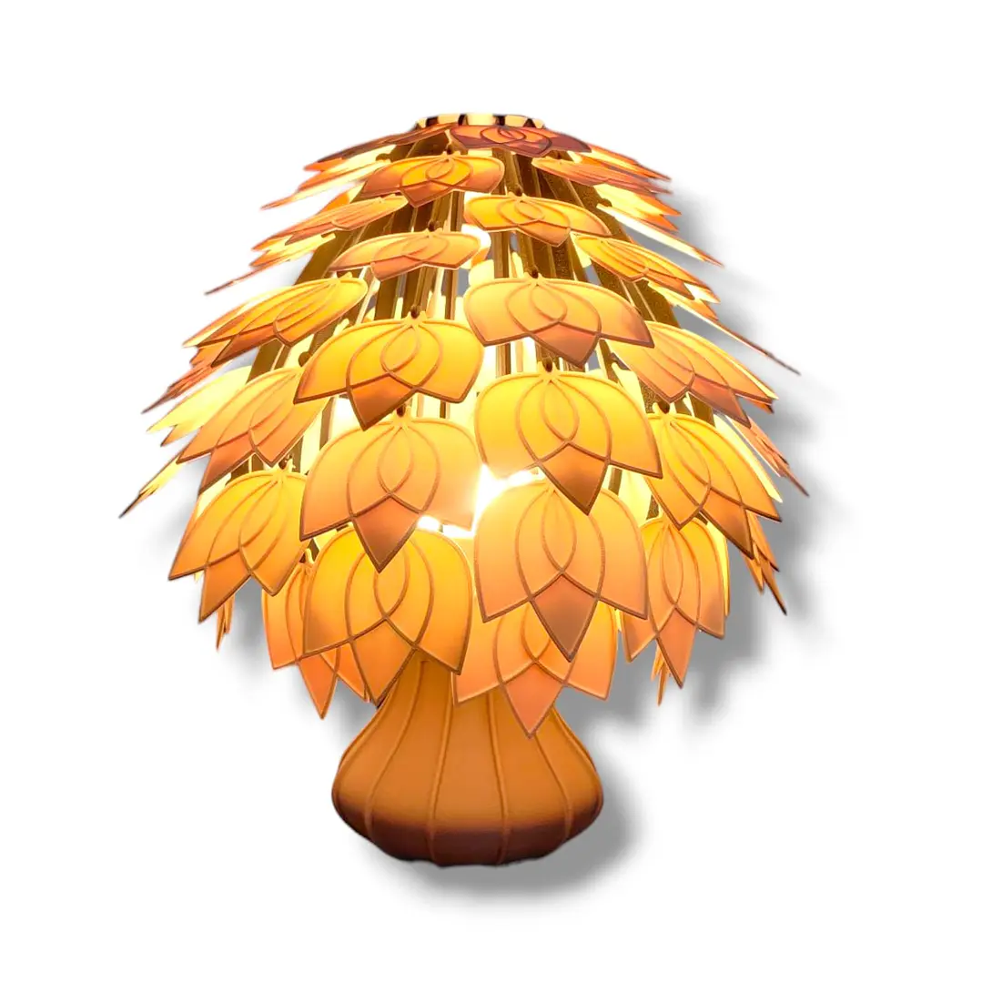 LÁMPARA DISEÑO HOJA  CON LUZ LED – DISEÑO ÚNICO PARA DECORACIÓN 3
