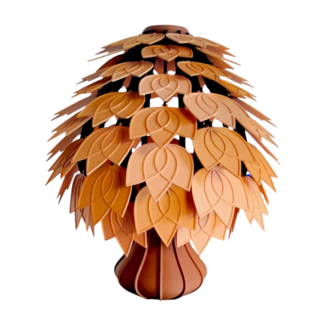 LÁMPARA DISEÑO HOJA  CON LUZ LED – DISEÑO ÚNICO PARA DECORACIÓN 2