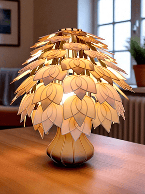 LÁMPARA HOJA 3D EXCLUSIVA CON LUZ LED – DISEÑO ÚNICO PARA DECORACIÓN