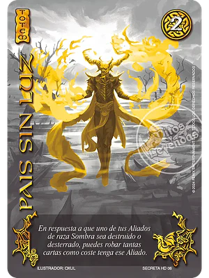 PAÍS SIN LUZ (AHDX - SECRETA)