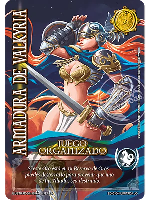 ARMADURA DE VALKYRIA (PROMOCIONAL - JO)