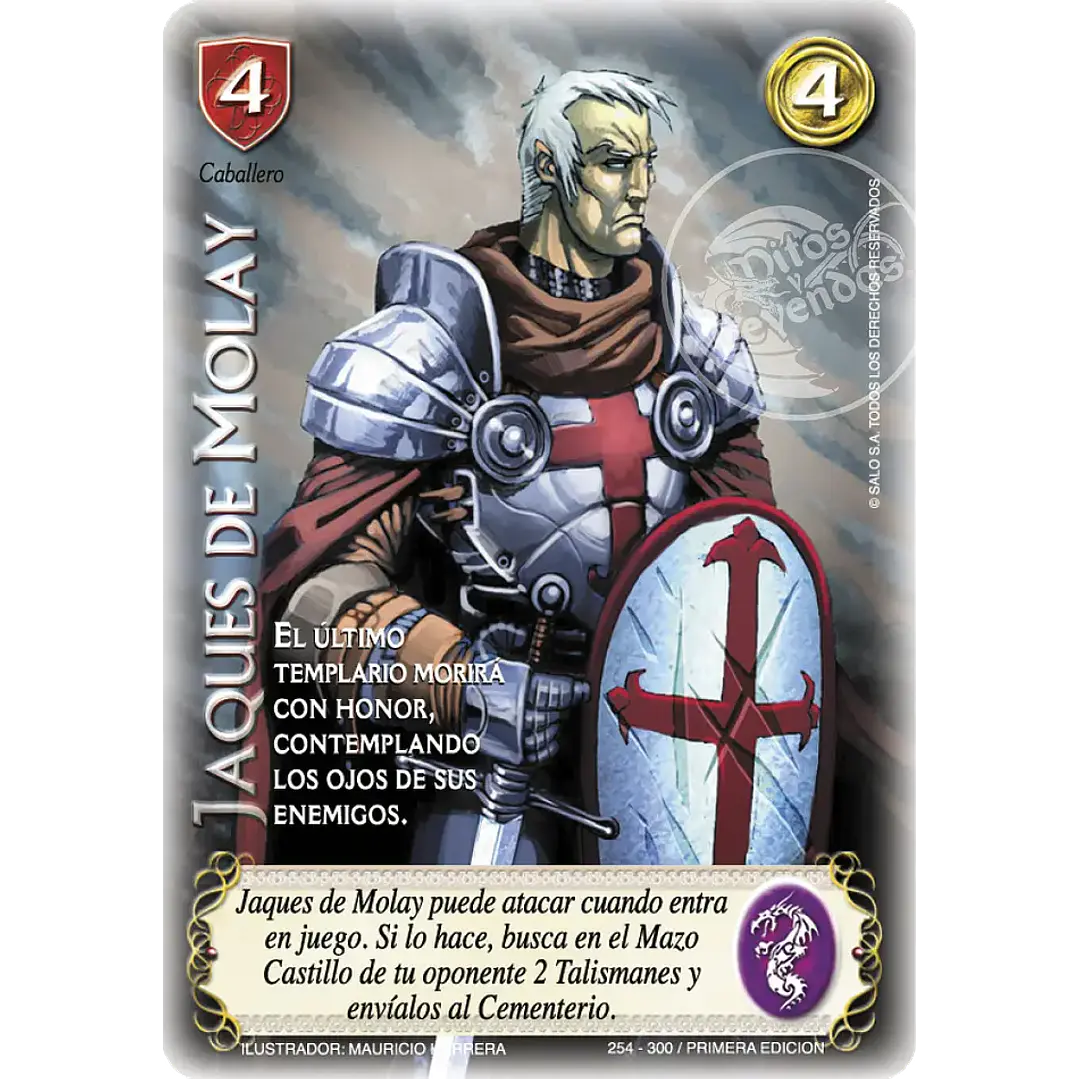 JAQUES DE MOLAY (CLÁSICO CRU - REAL) 1