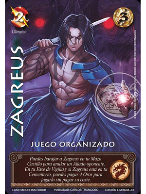 ZAGREUS JO - SINGLES MITOS Y LEYENDAS