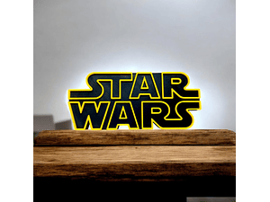 LOGO STAR WARS 3D