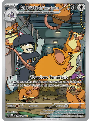 RATICATE DEL EQUIPO ROCKET 202/182 - Singles Pokemon TCG
