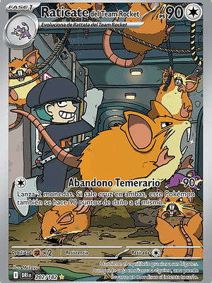RATICATE DEL EQUIPO ROCKET 202/182 - Singles Pokemon TCG