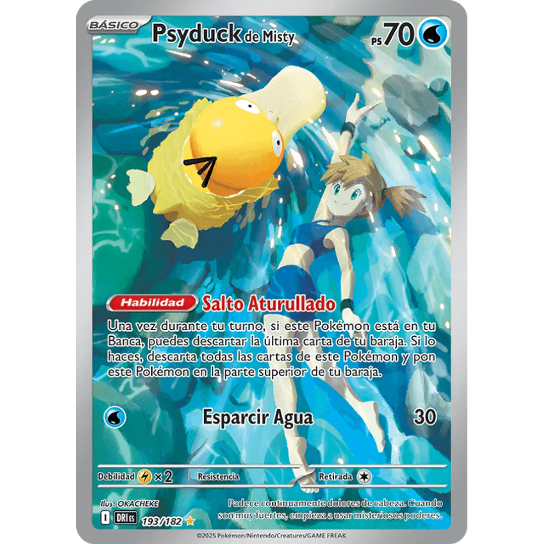 PSYDUCK DE MISTY 193/182 - Singles Pokemon TCG 1