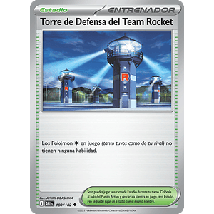 TORRE DE VIGILANCIA DEL EQUIPO ROCKET  180/182