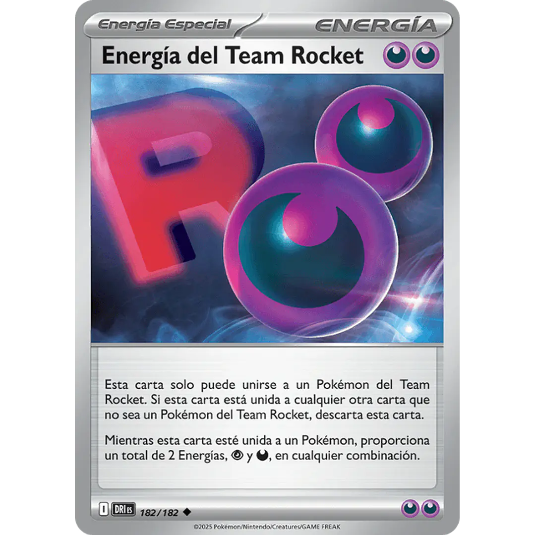 ENERGIA DEL EQUIPO ROCKET 182/182 1