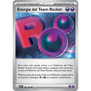ENERGIA DEL EQUIPO ROCKET 182/182