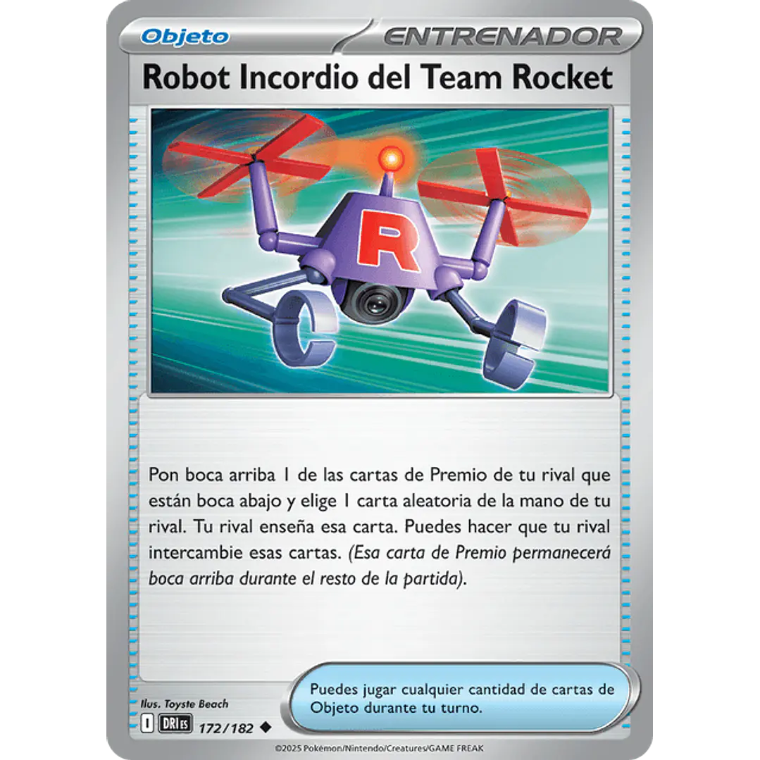 METICHOBOT DEL EQUIPO ROCKET 172/182 1