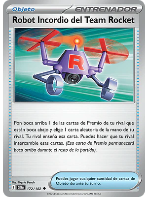 METICHOBOT DEL EQUIPO ROCKET 172/182