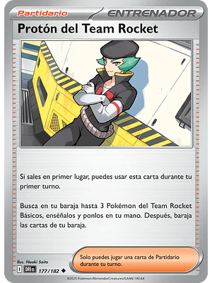 PROTON DEL EQUIPO ROCKET 177/182