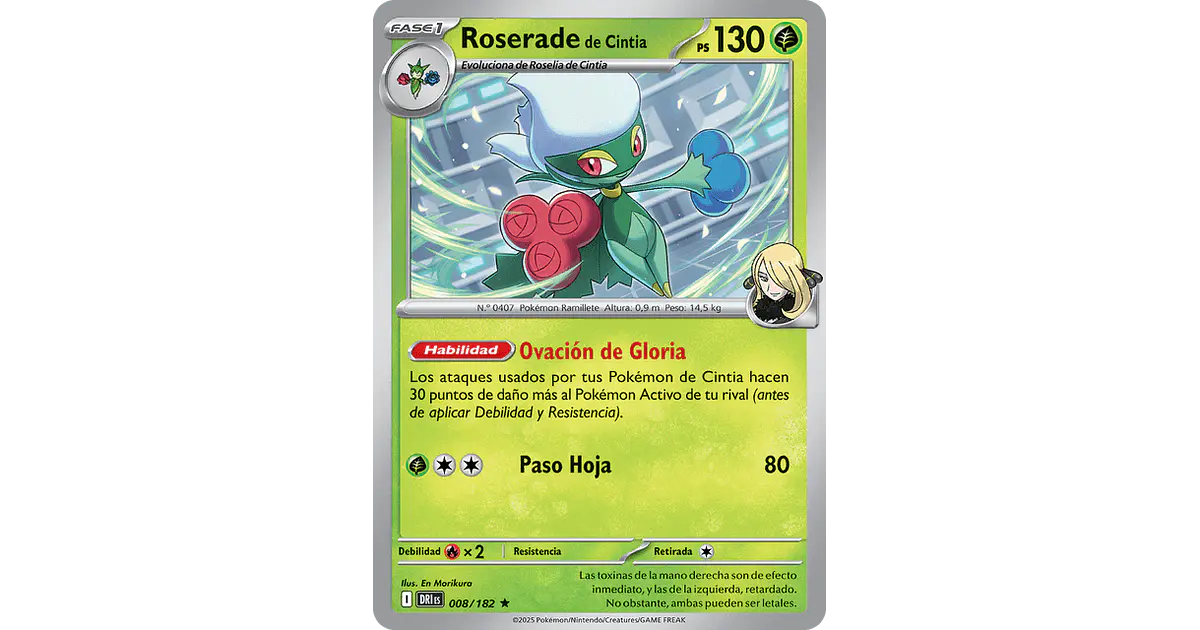 ROSERADE DE CYNTHIA 008/182