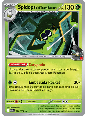 SPIDOPS DEL EQUIPO ROCKET 020/182