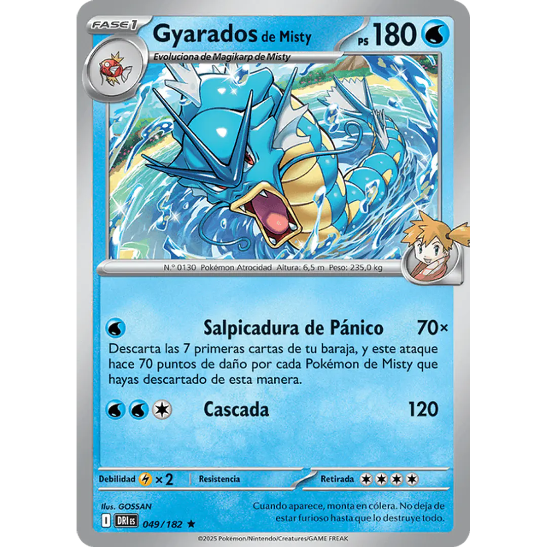 GYARADOS DE MISTY 049/182 1