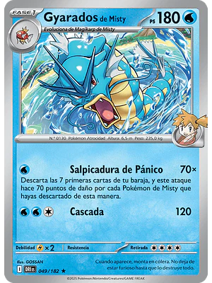 GYARADOS DE MISTY 049/182