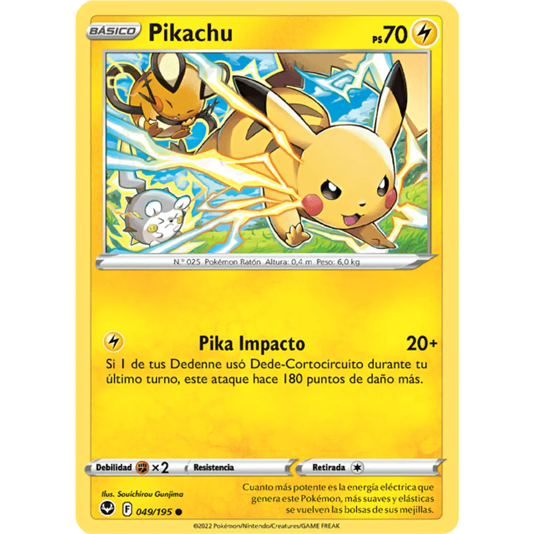 PIKACHU 049/195 1
