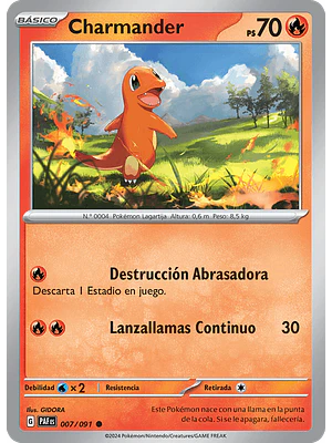 CHARMANDER 007/091