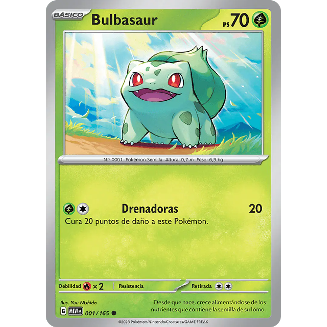 BULBASAUR 001/165 1