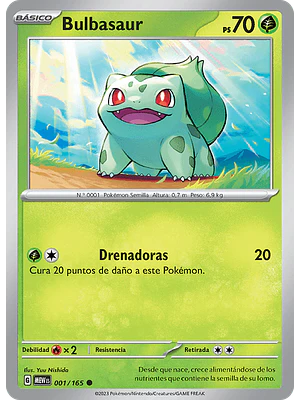 BULBASAUR 001/165