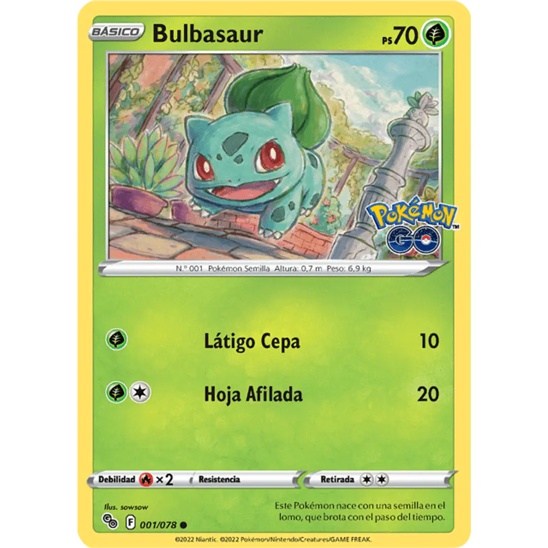 BULBASAUR 001/078 1