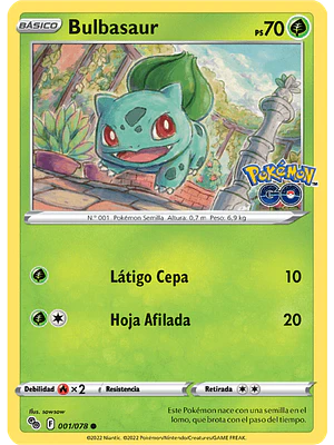 BULBASAUR 001/078