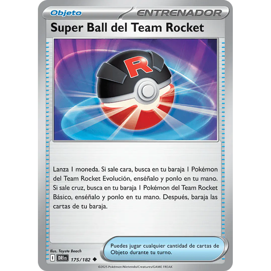 SUPERBOLA DEL EQUIPO ROCKET 175/182 1