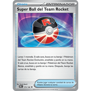 SUPERBOLA DEL EQUIPO ROCKET 175/182