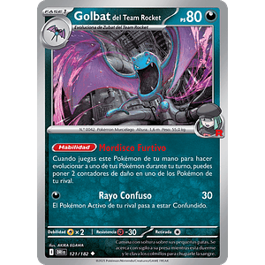 GOLBAT DEL EQUIPO ROCKET 121/182