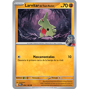 LARVITAR DEL EQUIPO ROCKET 094/182