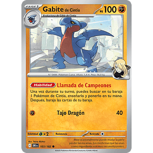 GABITE DE CINTHIA 103/182