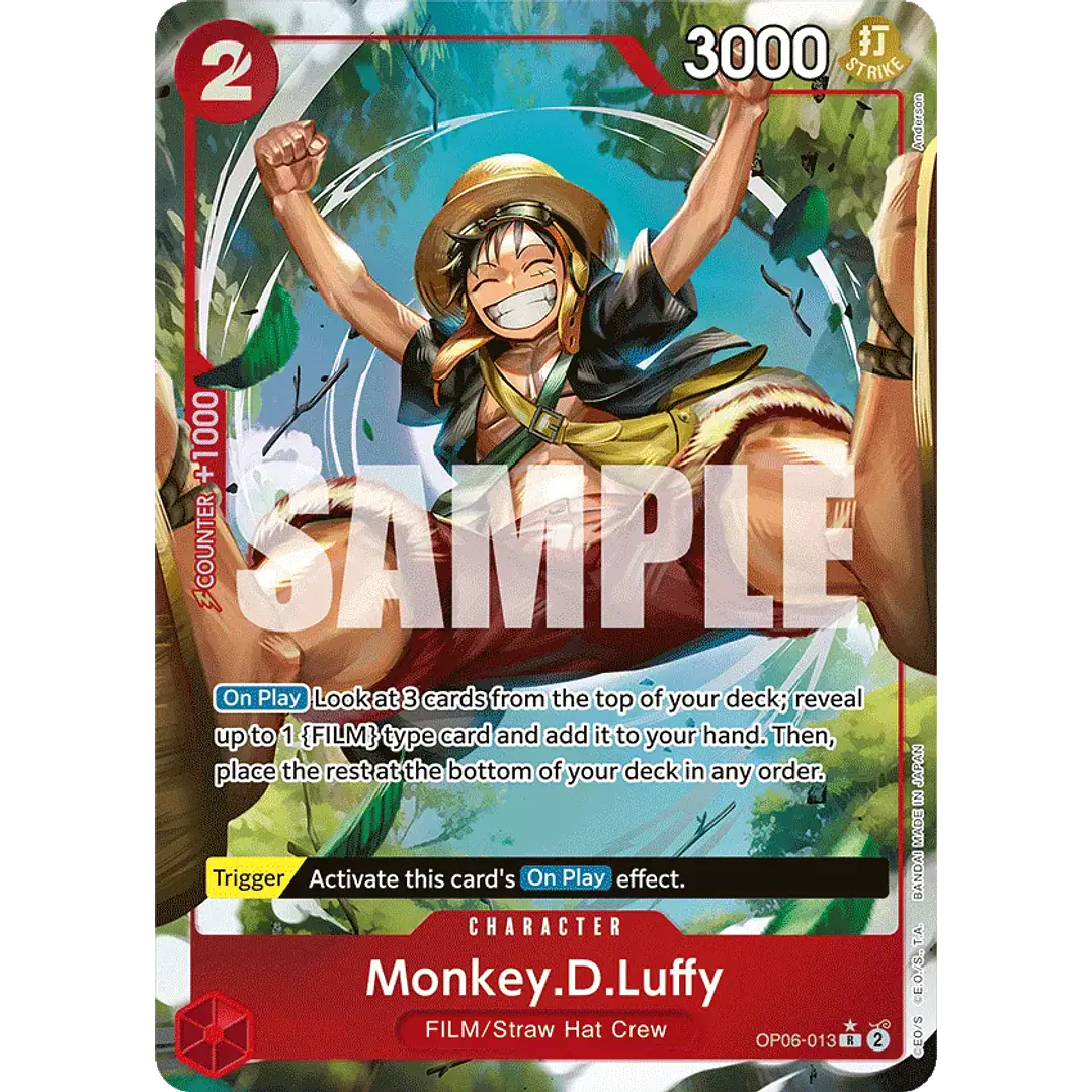 MONKEY.D.LUFFY (ALTERNATE ART) OP06-013 1