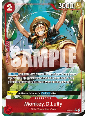 MONKEY.D.LUFFY (ALTERNATE ART) OP06-013