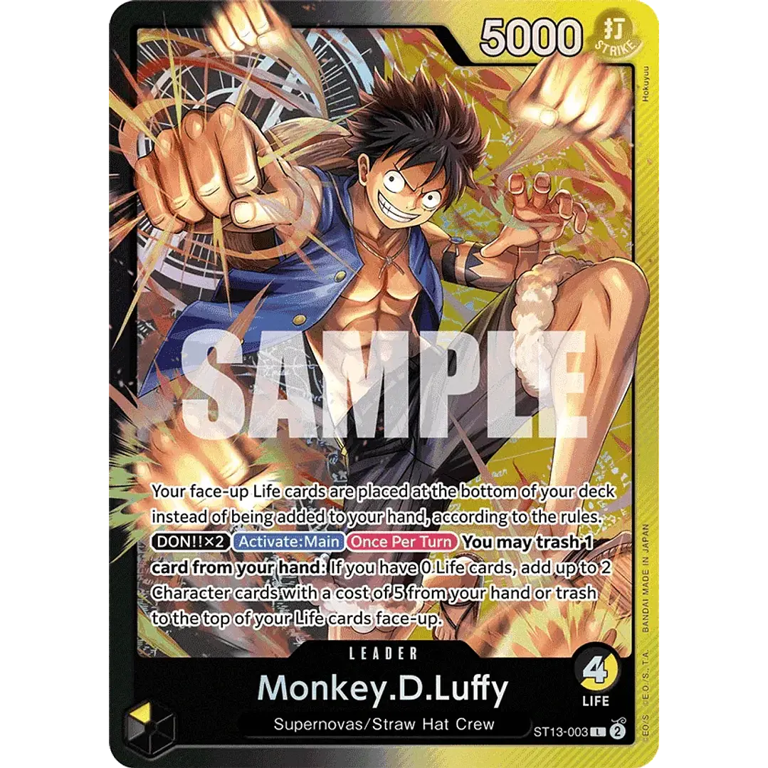 MONKEY.D.LUFFY ST13-003 1