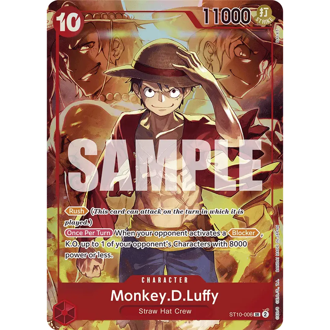 MONKEY.D.LUFFY (TREASURE BOOSTER SET) ST10-006 1