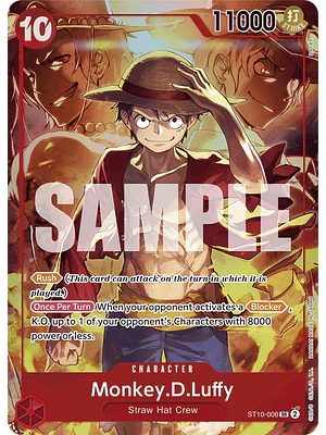 MONKEY.D.LUFFY (TREASURE BOOSTER SET) ST10-006
