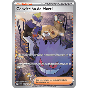CONVICCION DE MORTI 211/162 - Singles Pokemon