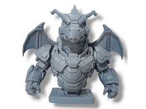 DRAGONITE MECHA FIGURA 3D