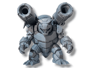 BLASTOISE MECHA FIGURA 3D