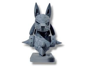 LUCARIO MECHA FIGURA 3D