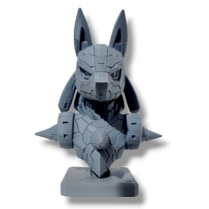 LUCARIO MECHA FIGURA 3D