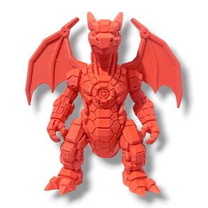 CHARIZARD MECHA NARANJO FIGURA 3D