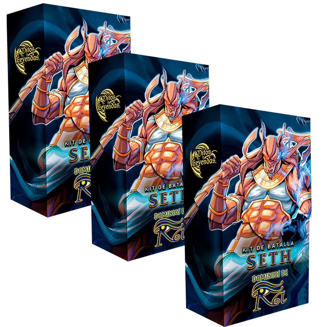 KIT DE BATALLA SETH X3 - DOMINIOS DE RA ANIVERSARIO 1