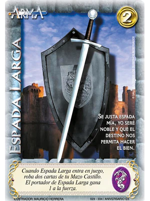 ESPADA LARGA ANIVERSARIO ES