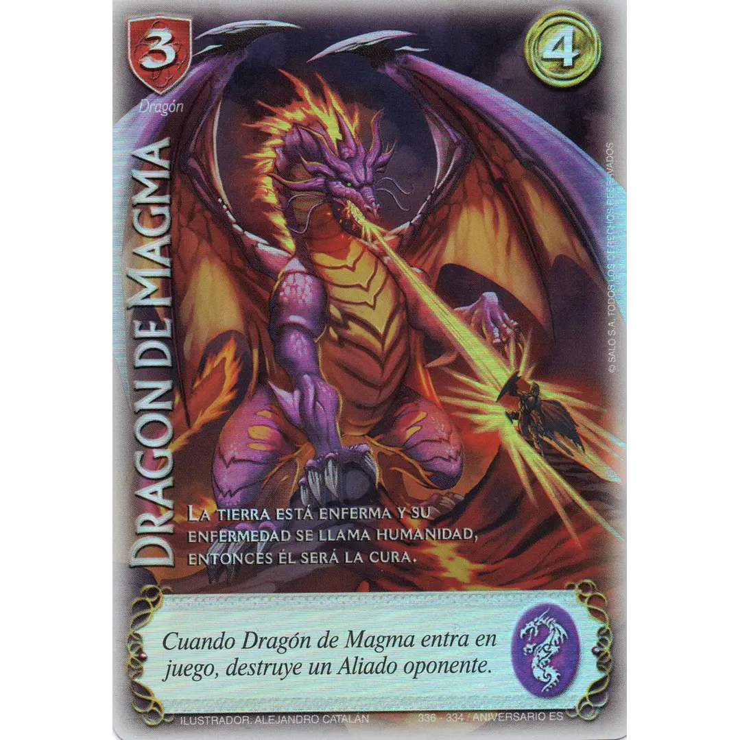 DRAGON DE MAGMA ANIVERSARIO - SINGLES MITOS Y LEYENDAS 1